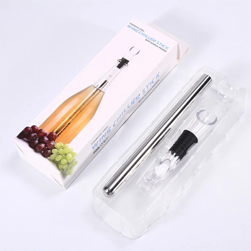 Wine Aerator Pour - عصا تبريد النبيذ المصنوعة من الفولاذ