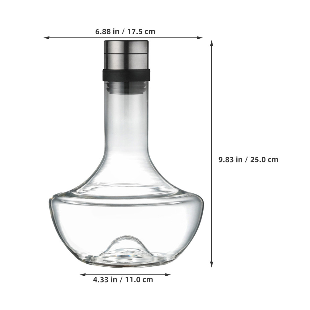 1 قطعة ديكانتير نبيذ زجاجي 100 - مراجعة Wine Aerator Pour وسعره
