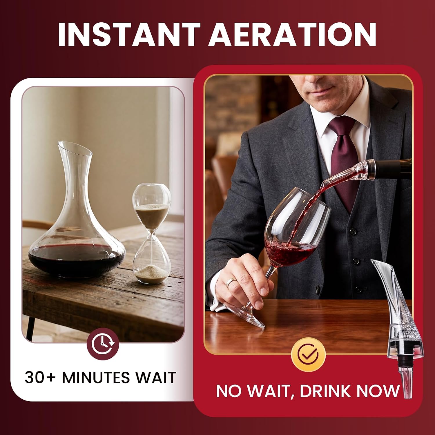 قطعة واحدة: مصفاة نبيذ سحرية،  - مراجعة Wine Aerator Pour وسعره